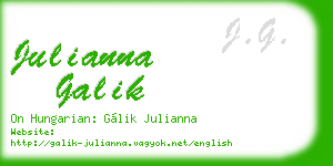julianna galik business card