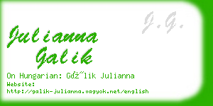julianna galik business card